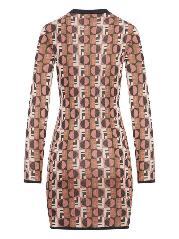 Fendi Dresses Pink Viscose
