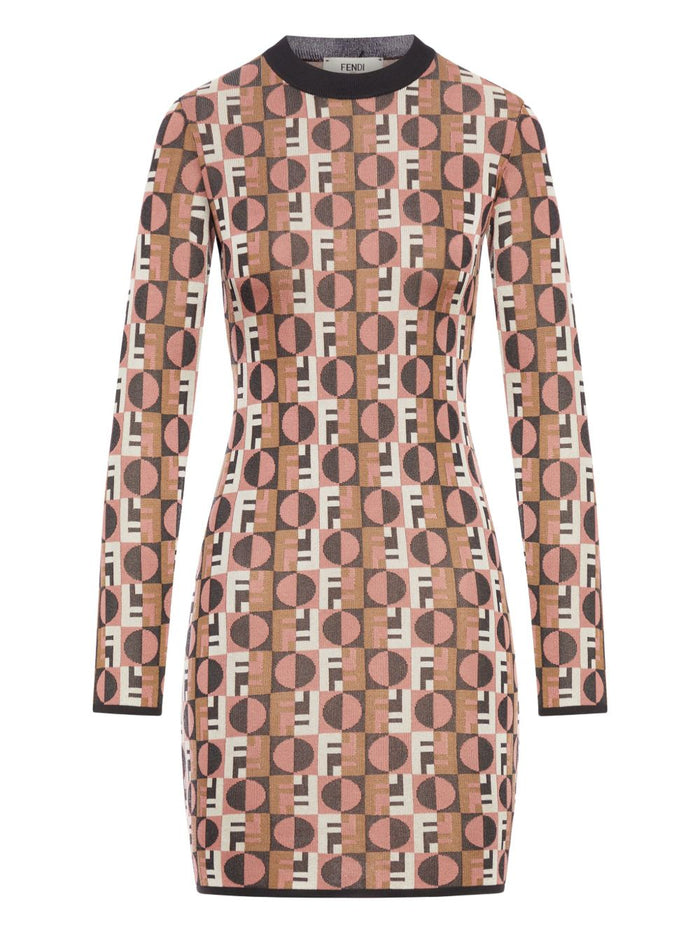 Fendi Dresses Pink Viscose