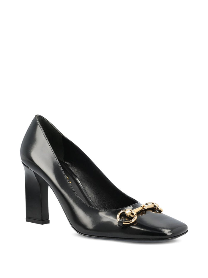 Gucci With Heel Black Calf Skin