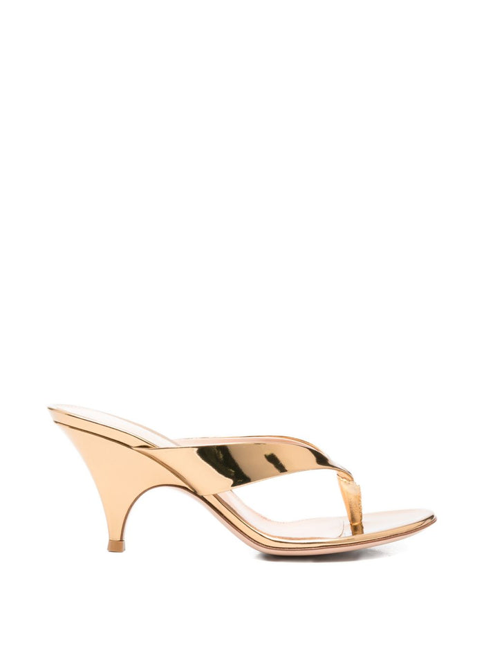 Gianvito Rossi Sandals Golden Outer: Patent Calf Leather