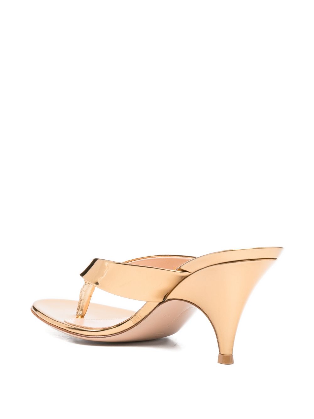 Gianvito Rossi Sandals Golden Outer: Patent Calf Leather