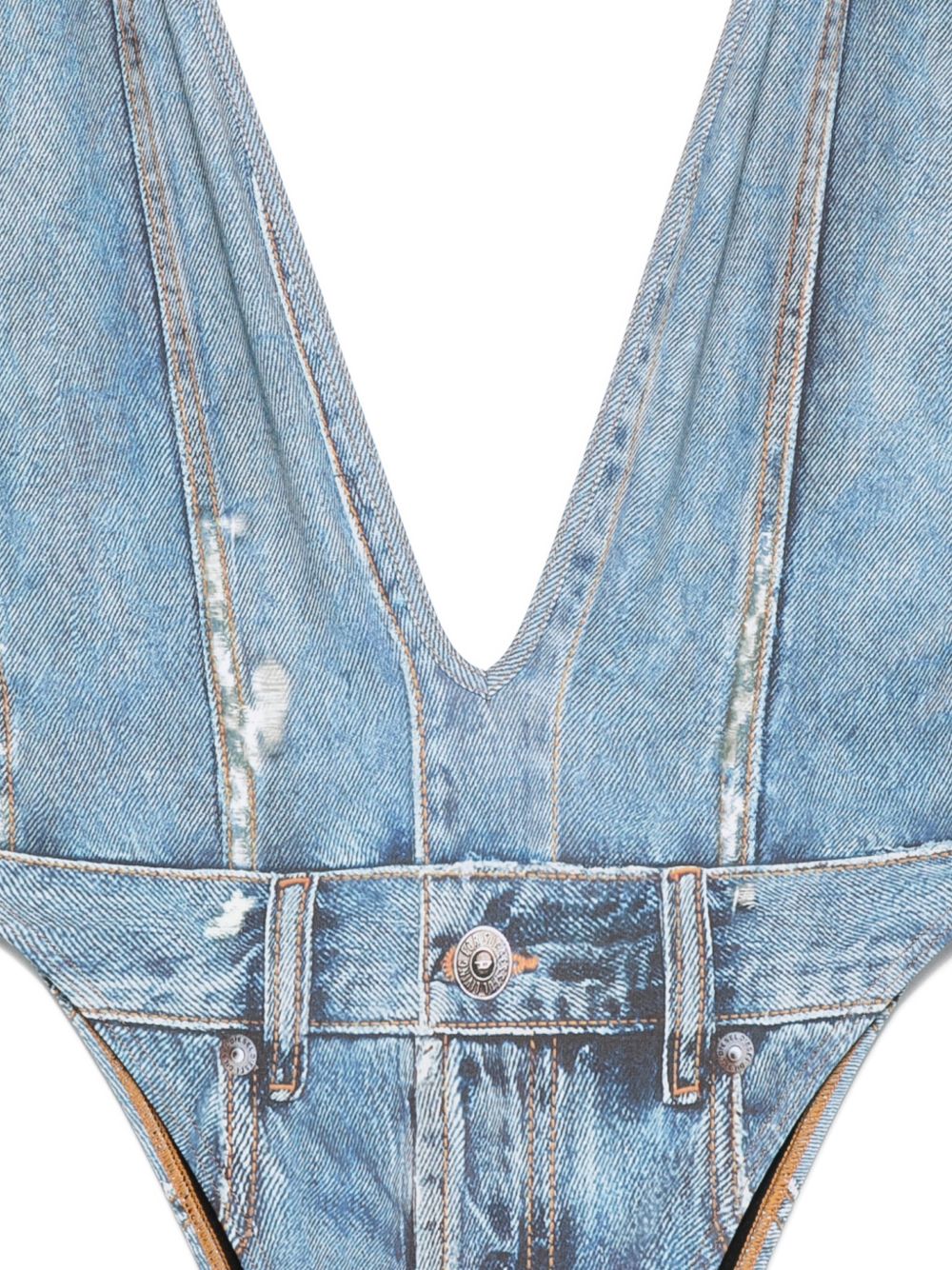 Diesel Sea clothing Clear Blue Elastane Polyester