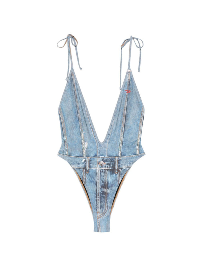 Diesel Sea clothing Clear Blue Elastane Polyester