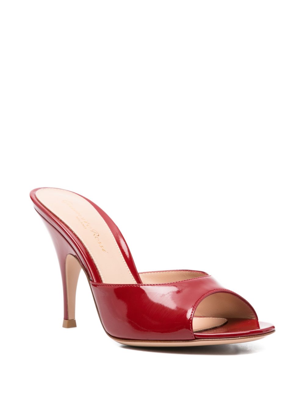 Gianvito Rossi Sandals Red Outer: Patent Calf Leather
