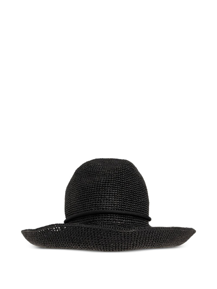 Emporio Armani Hats Black Textile Paper