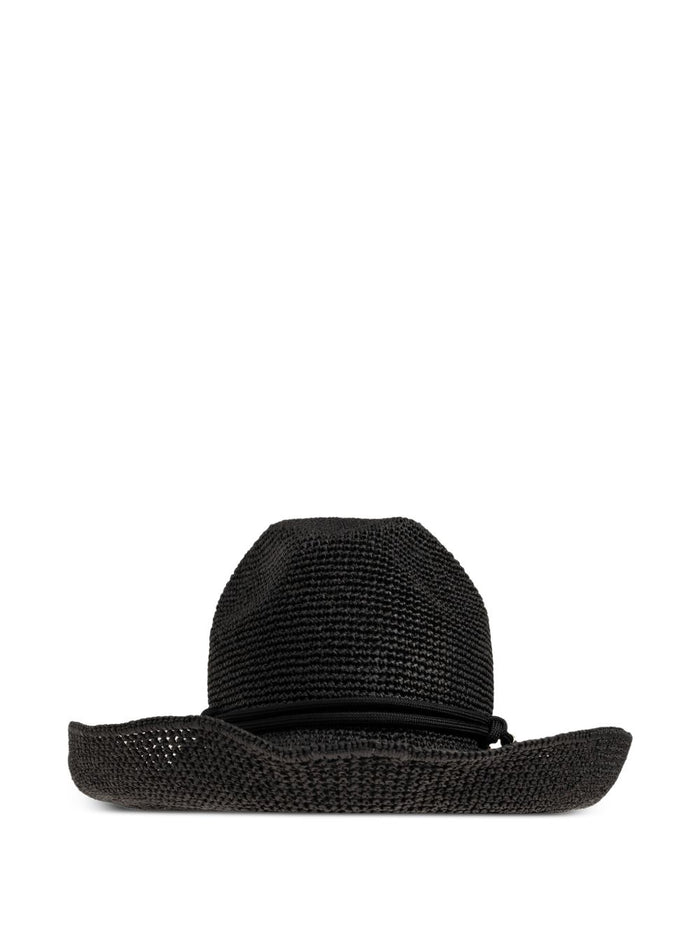 Emporio Armani Hats Black Textile Paper