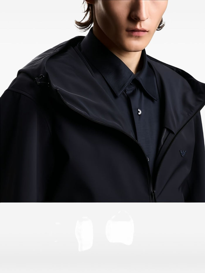 Emporio Armani Shirts Blue Lyocell
