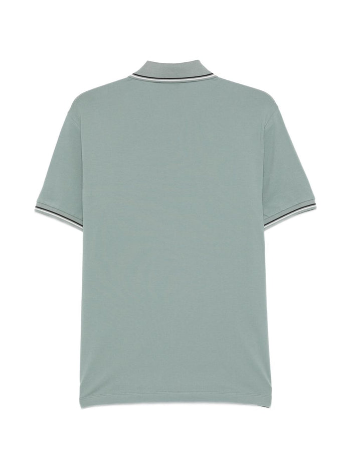 Emporio Armani T-shirts and Polos Clear Blue Cotton