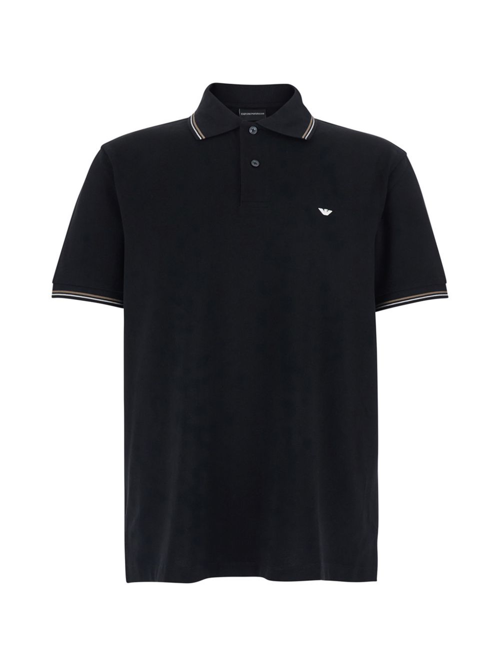 Emporio Armani T-shirts and Polos Black Cotton