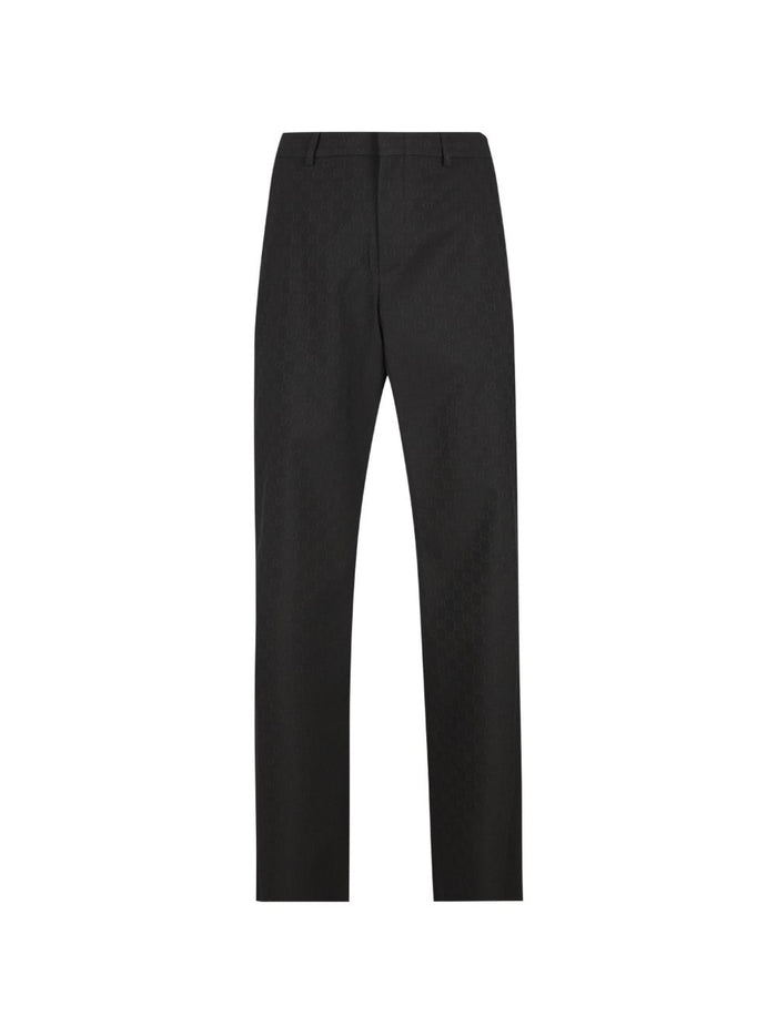 Gucci Trousers Black Polyester Mix