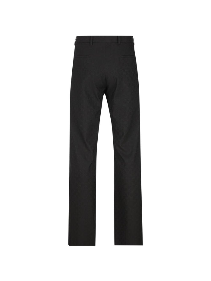 Gucci Trousers Black Polyester Mix
