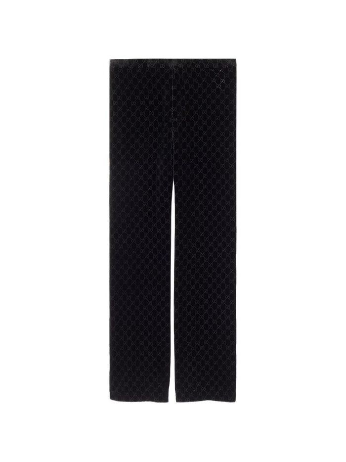 Gucci Trousers Black Viscose Mix