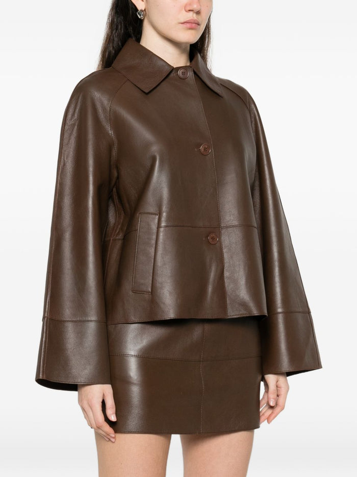 Parosh Jackets Brown Spandex/elastane