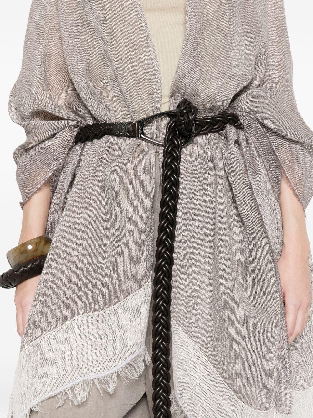Fabiana Filippi Jackets Light Grey Linen/flax
