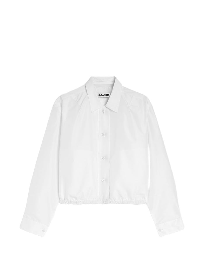 Jil Sander Coats White Polyester