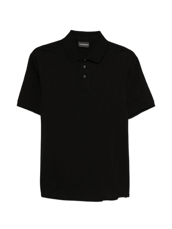 Emporio Armani T-shirts and Polos Black Cotton