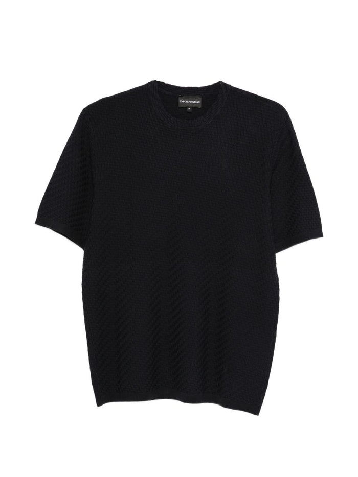 Emporio Armani T-shirts and Polos Blue Viscose