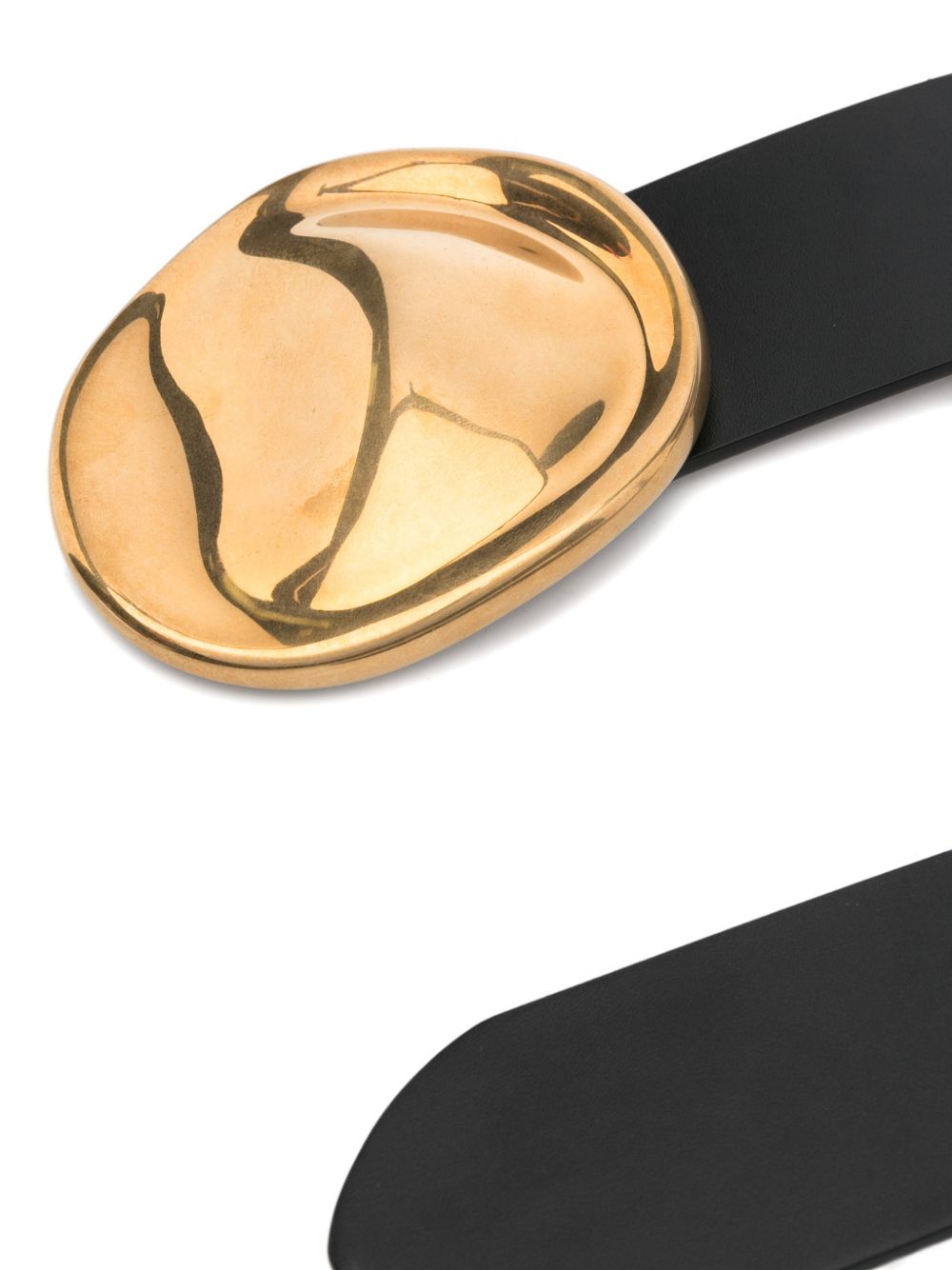 Khaite Belts Black Calf Leather