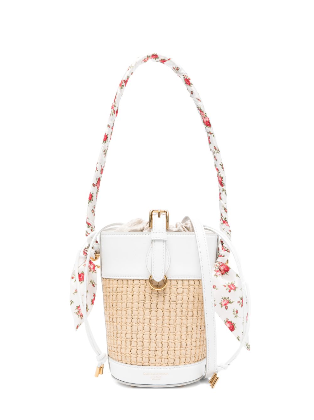 Dolce & Gabbana Bags Beige Calf Leather Raffia