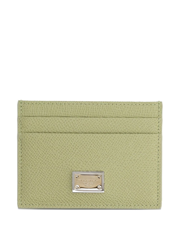 Dolce & Gabbana Wallets Verde Chiaro Calf Laether