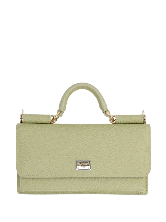 Dolce & Gabbana Bags Verde Chiaro Calf Laether