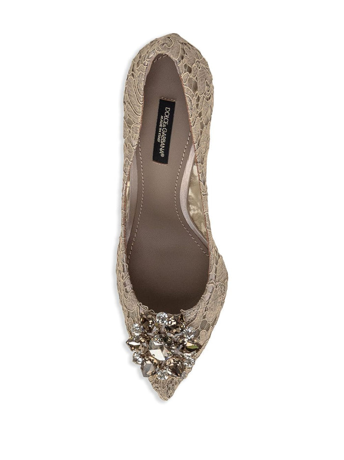 Dolce & Gabbana With Heel Beige Viscose