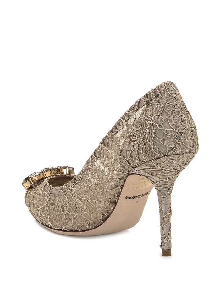 Dolce & Gabbana With Heel Beige Viscose