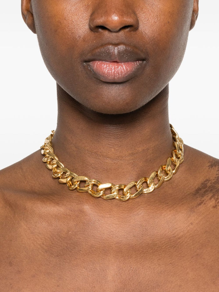Saint Laurent Bijoux Golden Gold Plated Brass