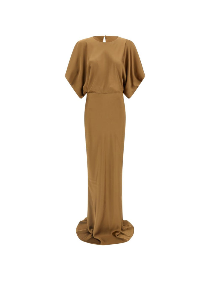 Norma Kamali Dresses Camel Polyester