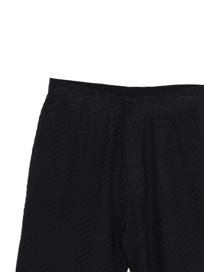 Emporio Armani Shorts Blue Viscose