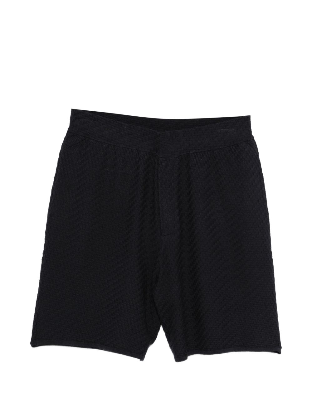 Emporio Armani Shorts Blue Viscose