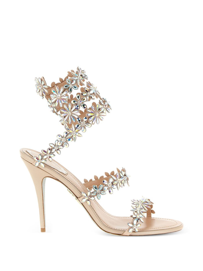 RENE CAOVILLA Sandals Pink Viscose