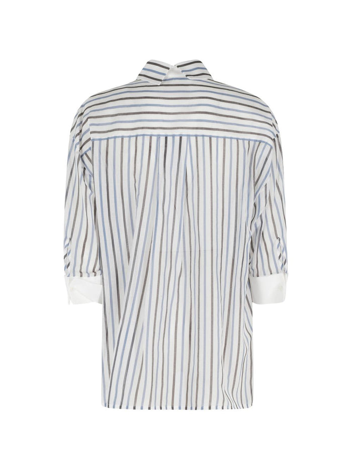 Semicouture Shirts Blue Cotton
