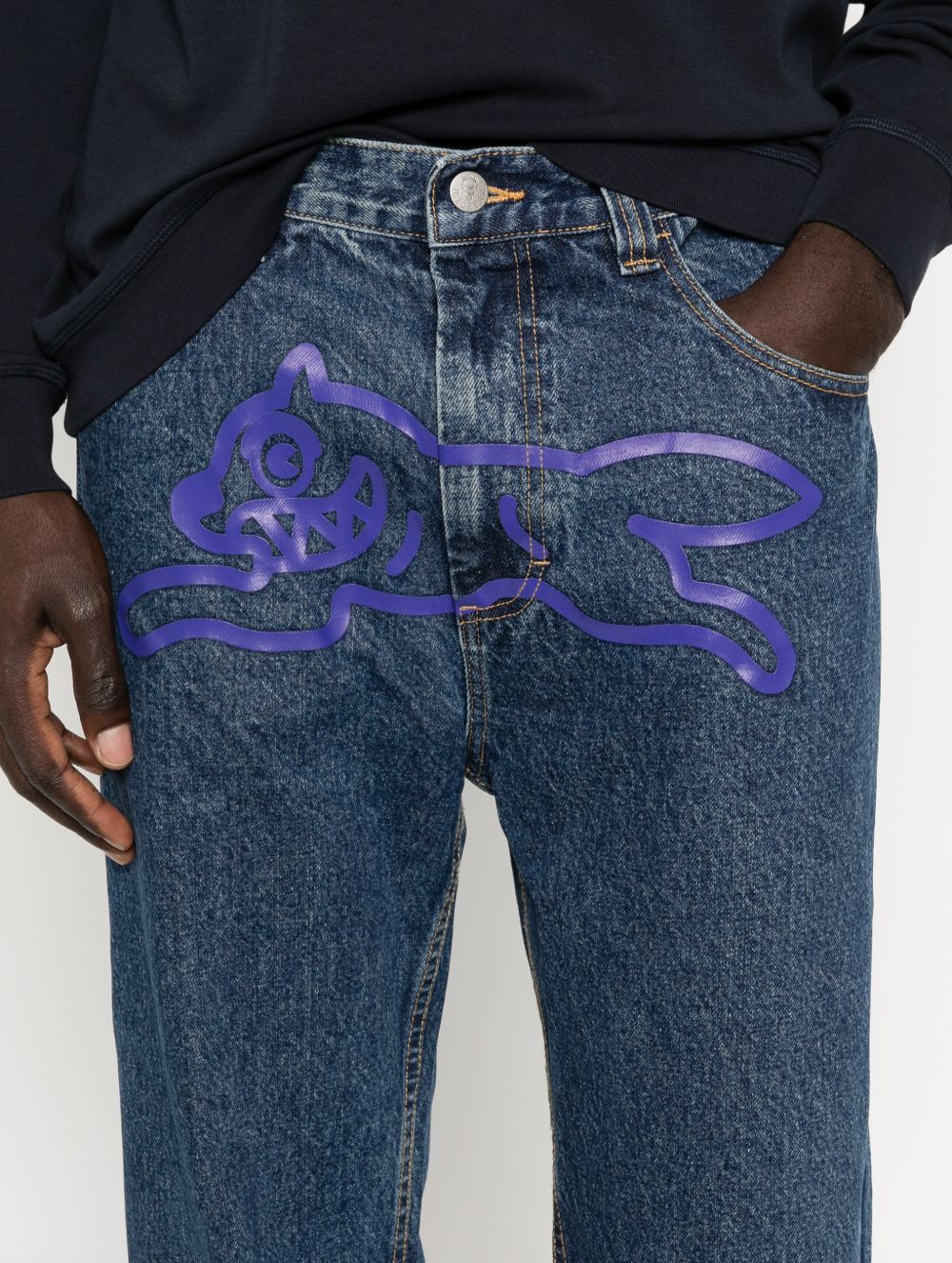 ICECREAM Jeans Blue Cotton