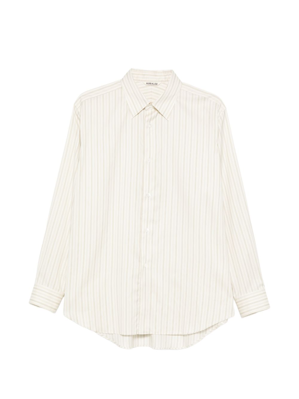 AURALEE Shirts Ivory Cotton Silk