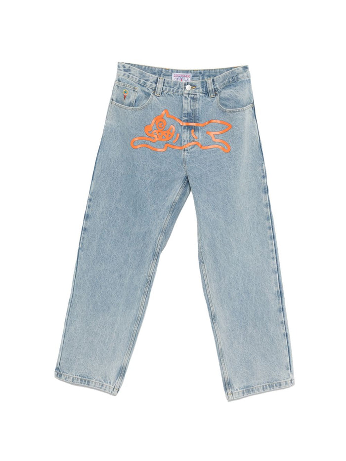 ICECREAM Jeans Clear Blue Cotton