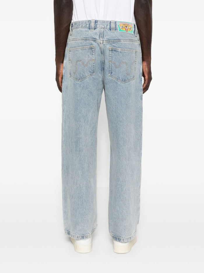 ICECREAM Jeans Clear Blue Cotton