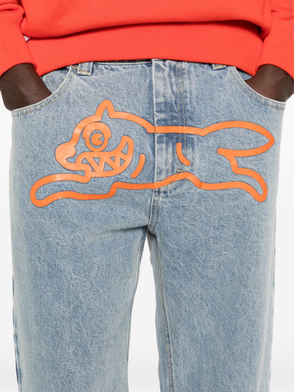 ICECREAM Jeans Clear Blue Cotton