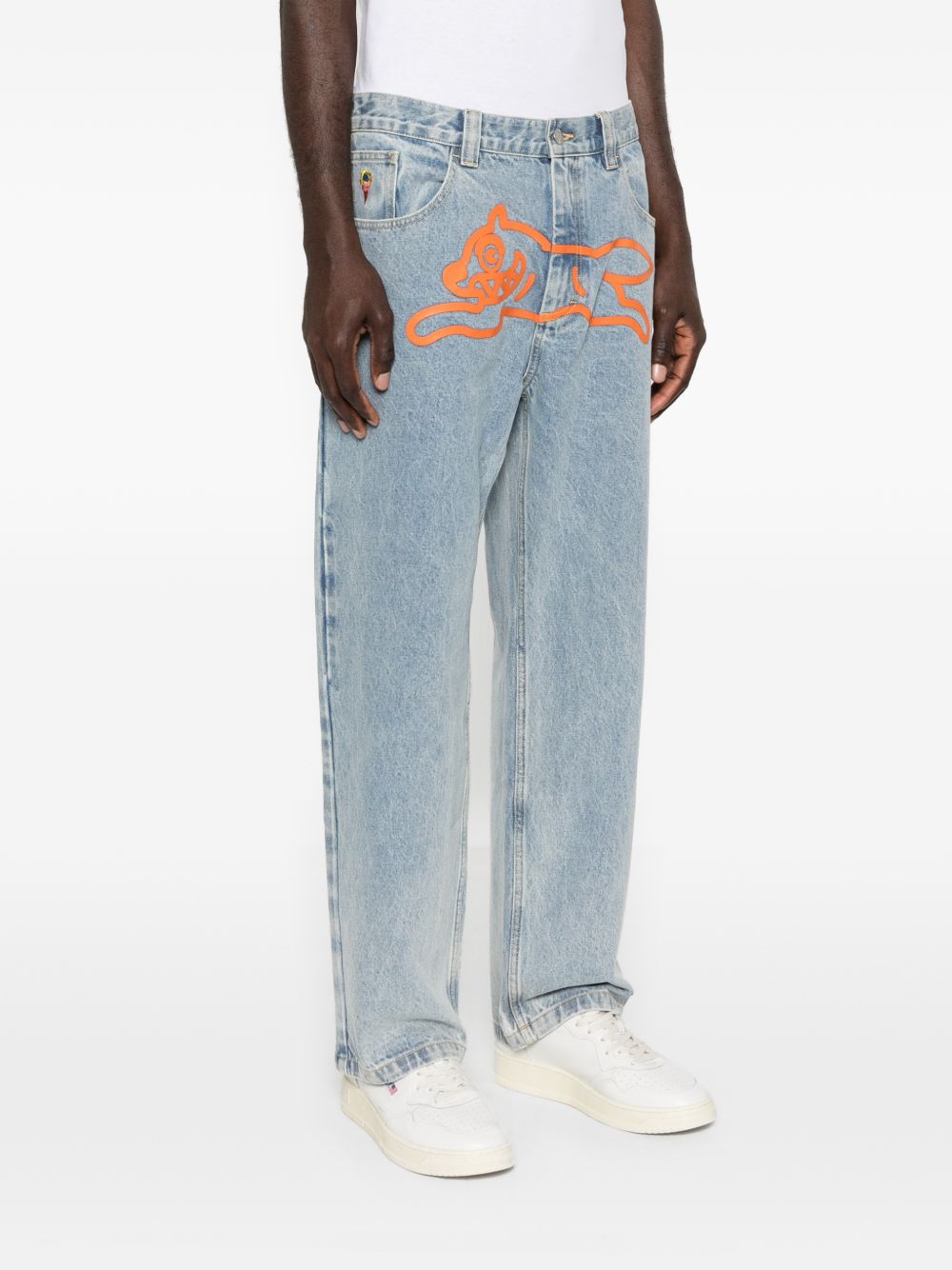 ICECREAM Jeans Clear Blue Cotton