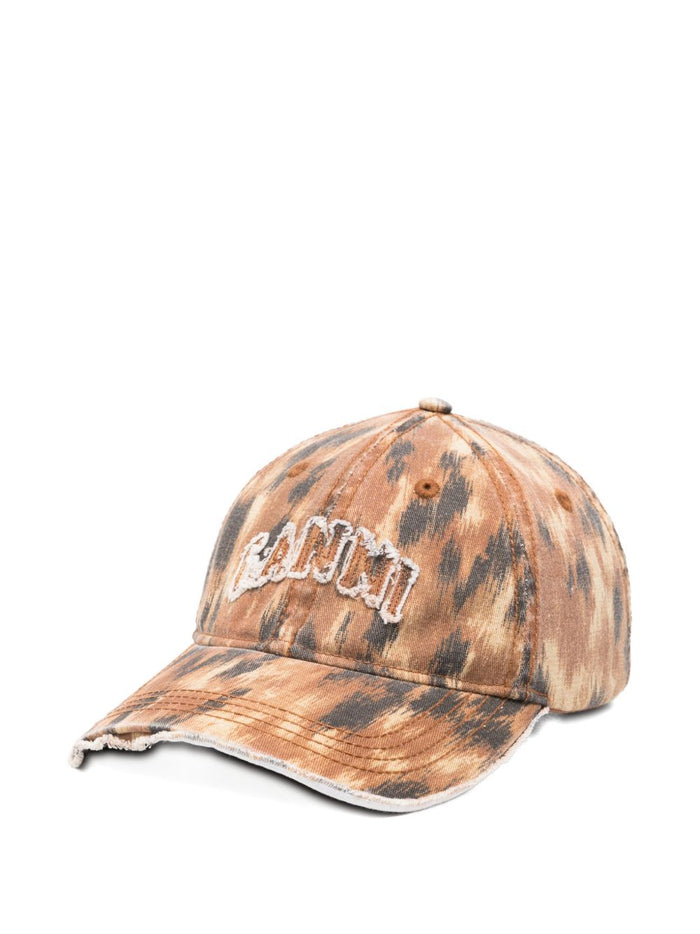 GANNI Hats Brown Organic Cotton