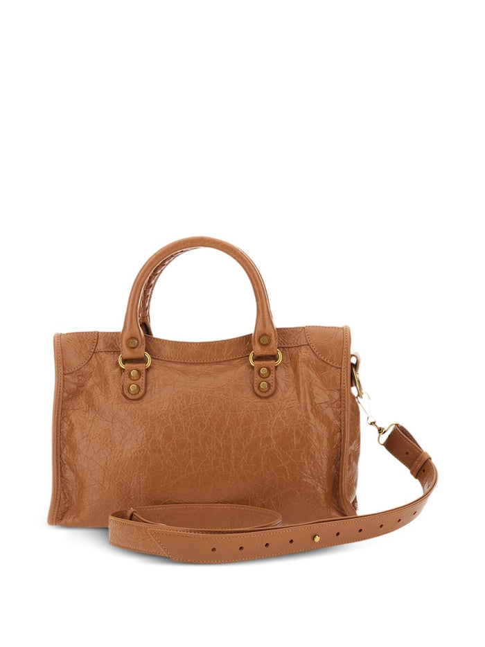 Balenciaga Bags Camel Lamb Leather