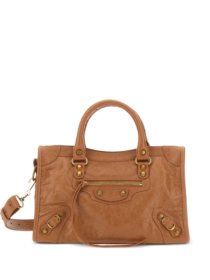 Balenciaga Bags Camel Lamb Leather