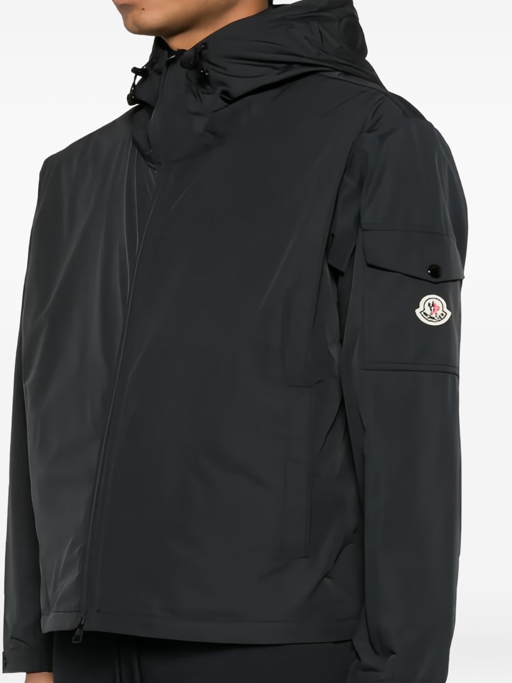 Moncler Coats Blue Polyester