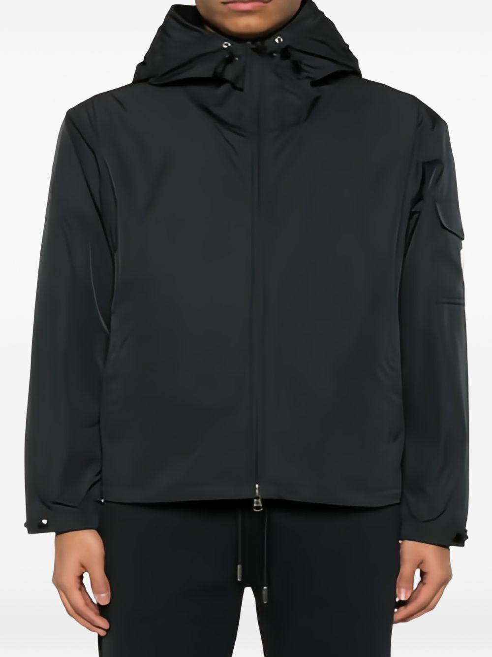 Moncler Coats Blue Polyester