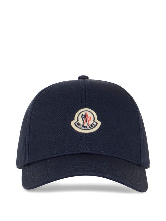 Moncler Hats Blue Cotton