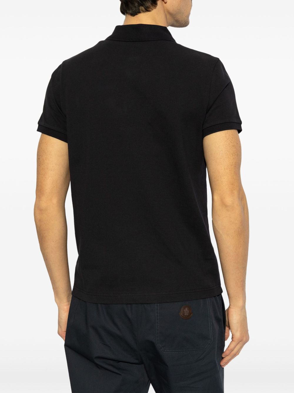 Moncler T-Shirts And Polos Blue Cotton