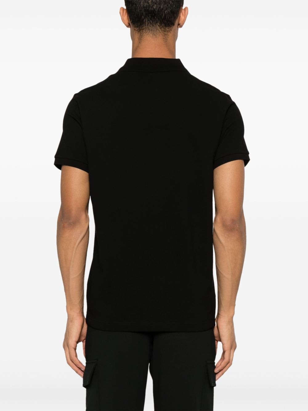 Moncler T-Shirts And Polos Black Cotton