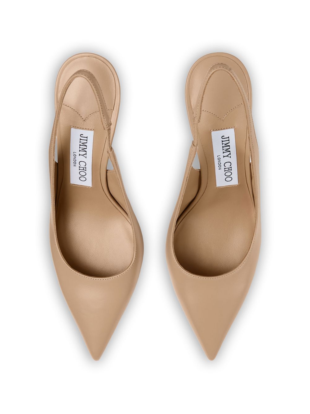 Jimmy Choo With Heel Beige Leather Salpa Metal Plastic