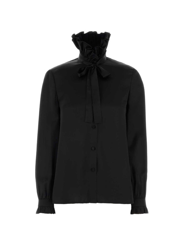 Gucci Shirts Black Silk