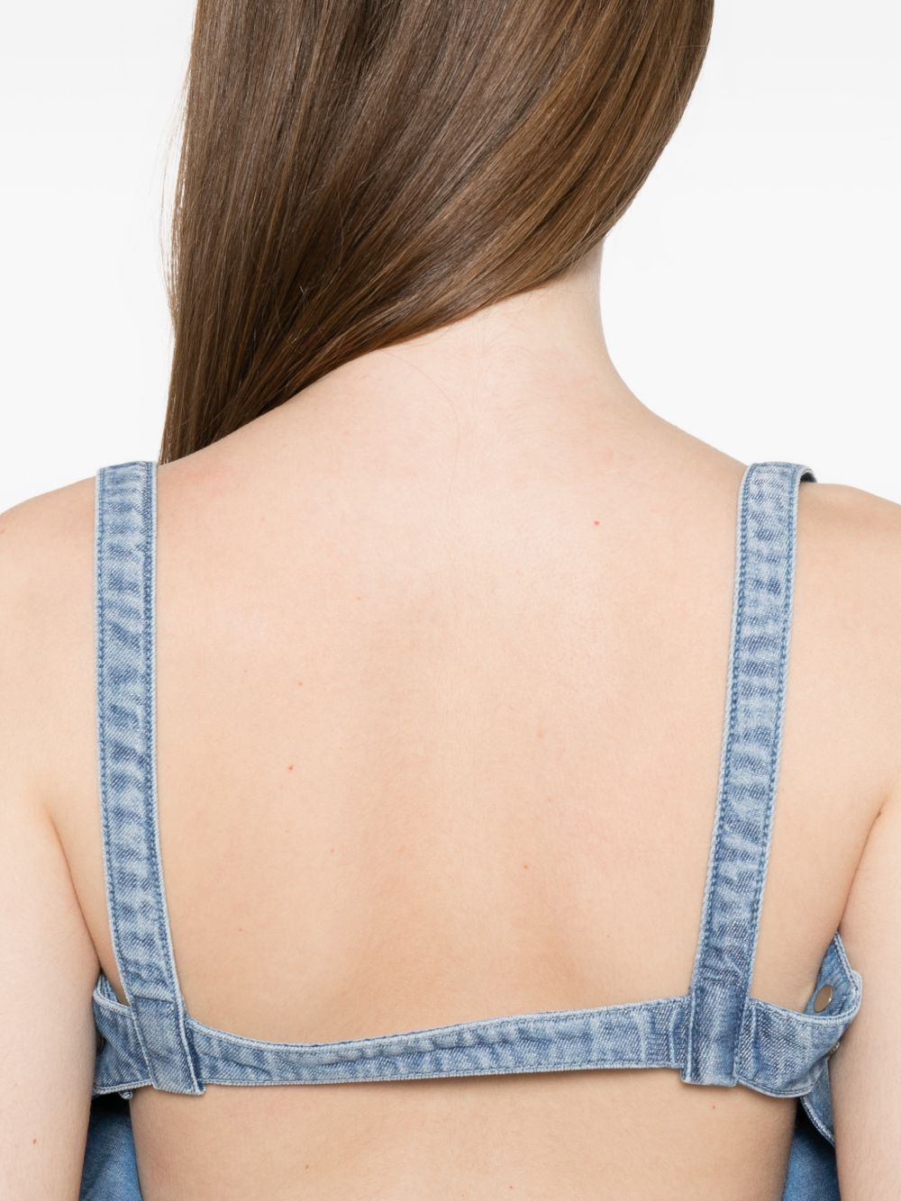 Diesel Top Clear Blue Cotton Polyester
